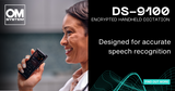 DS-9100 Professional Dictation Recorder with 12 Month Subscription License to ODMS Cloud