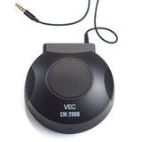 VEC CM-2000 Boundary Desktop Conference Microphone with Playback Speaker and TRRS 3.5mm Plug