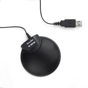 VEC CM-1000USB Table Top Conference Meeting Microphone with Omni-Directional Stereo USB
