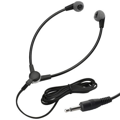 VEC SH-55-L Wishbone Y-shaped Transcription Headset with 10ft. Cord and 3.5mm plug
