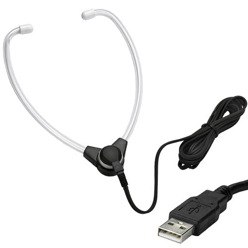 VEC SH-50-USB Hinged-Stetho Headset with 10ft. Cord and USB Plug