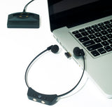 SPECTRA SP-300BT Wireless Transcription Headset With Microphone