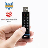 SecureUSB KP Hardware Encrypted USB Flash Drive