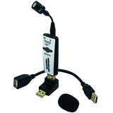 SpeechWare UTM USB TravelMike High Sensitive Noise Cancelling Hands-free Flexible Boom Laptop Microphone