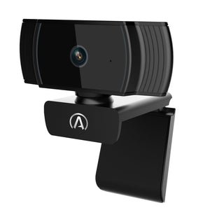 W-300AF Full 1080P USB Webcam with Auto Focus, Built in Microphone, and Desktop Tripod