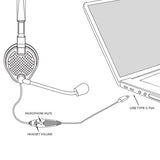 NC-185VM USB-C USB-C On-Ear Stereo Headset with noise-canceling microphone