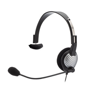 Andrea NC-181M On-Ear Monaural Mobile Headset with noise-canceling microphone, in-line volume/mute controls