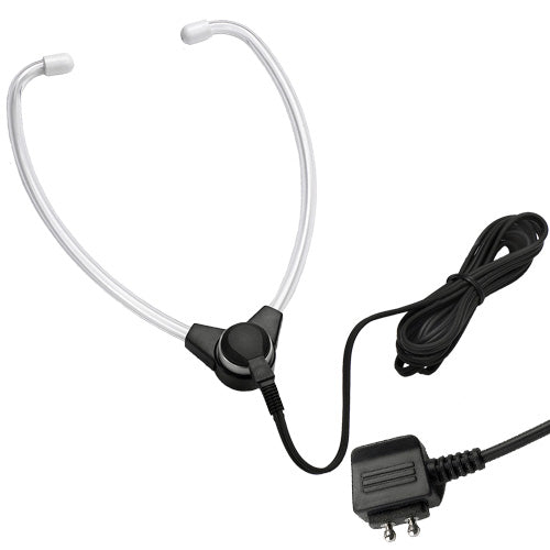 VEC SH-50-DP Hinged-Stetho Headset with 5ft. Cord and Two Prong Plug Compatible with Dictaphone Models